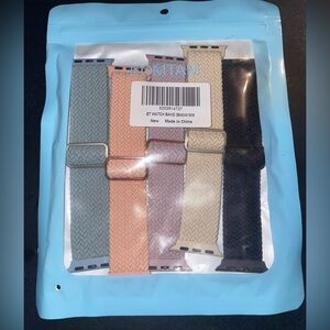 5 Pack Braided Stretchy Watch Bands Compatible with Apple Watch